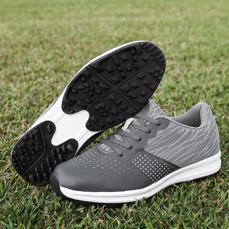 Profesional zapatos de Golf para hombres impermeable Golf al aire libre deporte zapatillas deportivas para hombre tamaño grande Primavera Verano Golf zapatillas de deporte