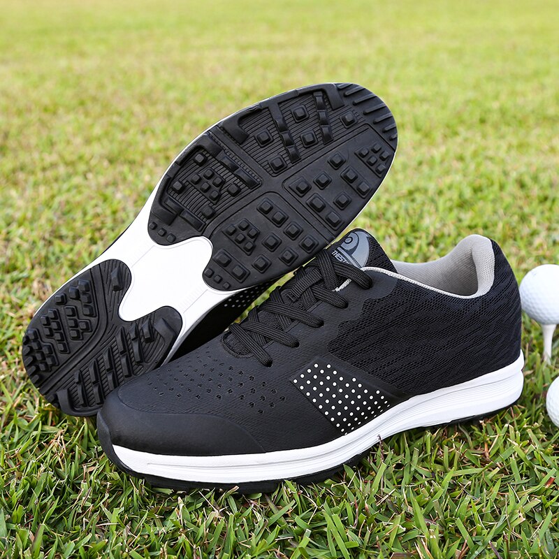 Profesional zapatos de Golf para hombres impermeable Golf al aire libre deporte zapatillas deportivas para hombre tamaño grande Primavera Verano Golf zapatillas de deporte