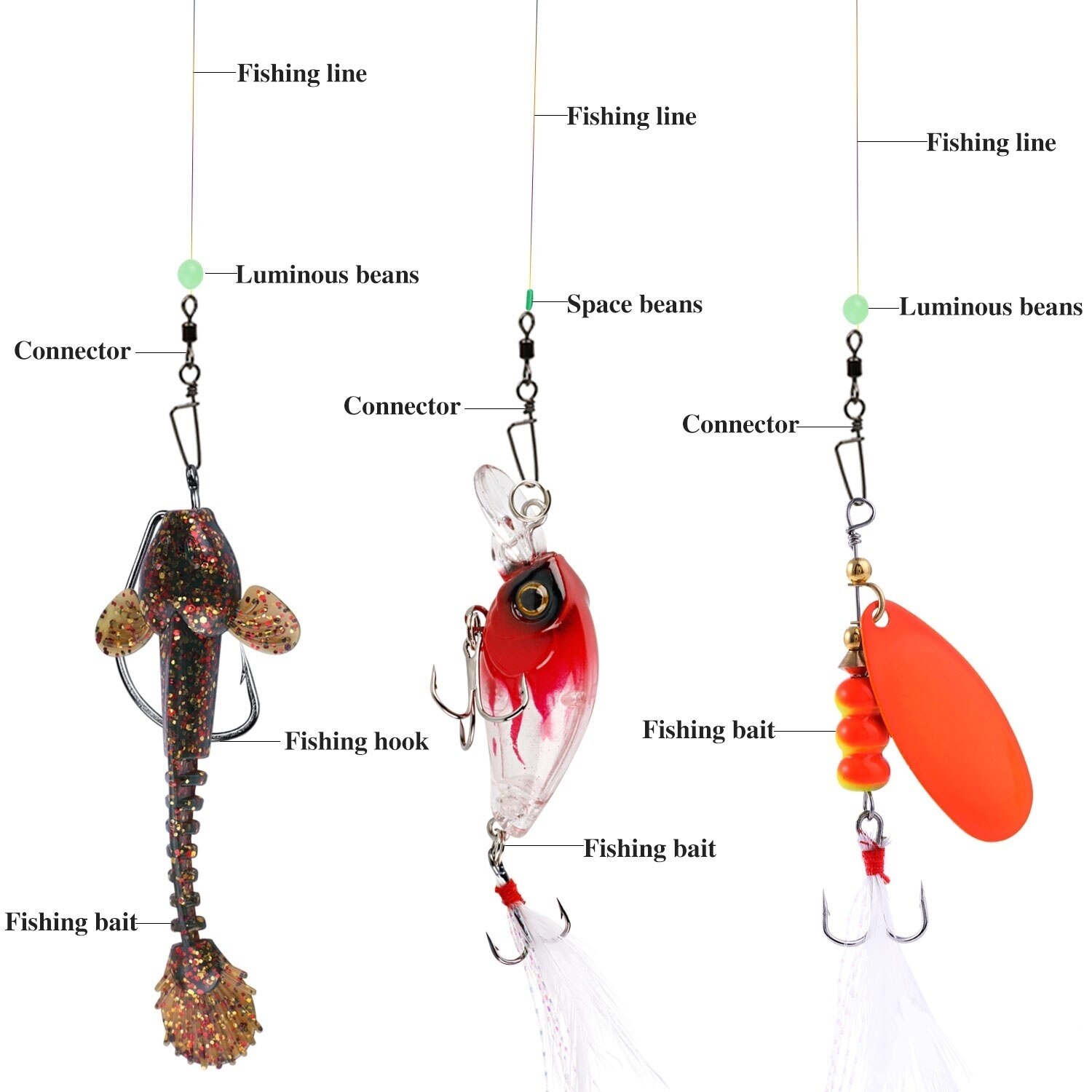 Barras y carretes de pesca Sougayilang, caña de carbono de 5 secciones, carrete de Baitcasting, conjunto de varillas de pesca de viaje con Kits completos, bolsa de transporte