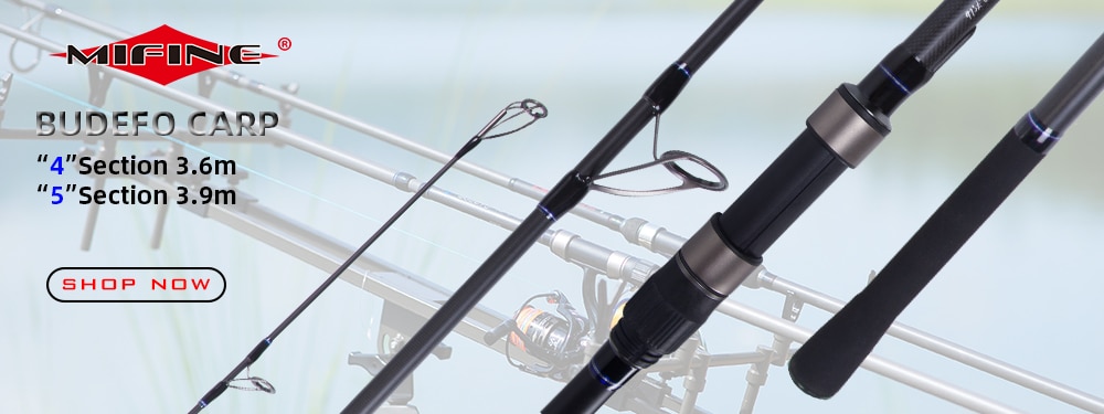 MIFINE-Cañas de pesca flotantes, líneas de pescar con señuelo, varilla giratoria, en material de carbono, anillo guía FUJI, longitud de 1,8m 2,1m 2,4m 2,7m 3.0m, peso de 3-50g, tipo de dureza ML/M/MH