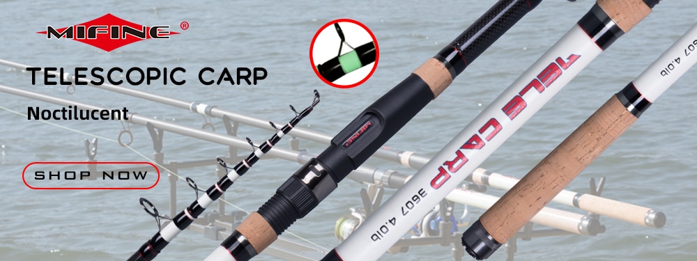 MIFINE-Cañas de pesca flotantes, líneas de pescar con señuelo, varilla giratoria, en material de carbono, anillo guía FUJI, longitud de 1,8m 2,1m 2,4m 2,7m 3.0m, peso de 3-50g, tipo de dureza ML/M/MH